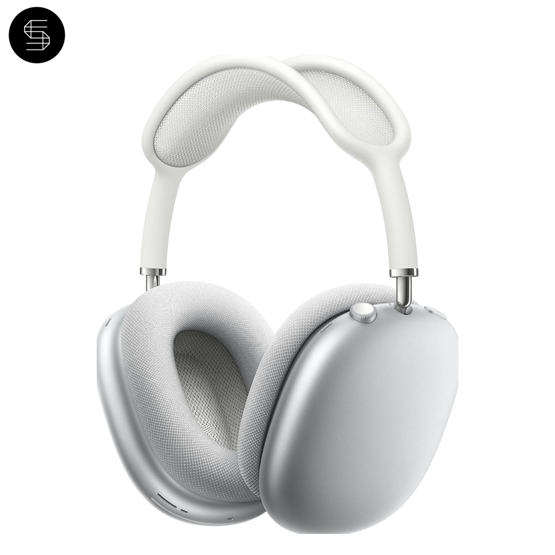 Apple AirPods Max wireless over-ear headphones, featuring high-fidelity audio and noise cancellation. Stunning Marketplace product.