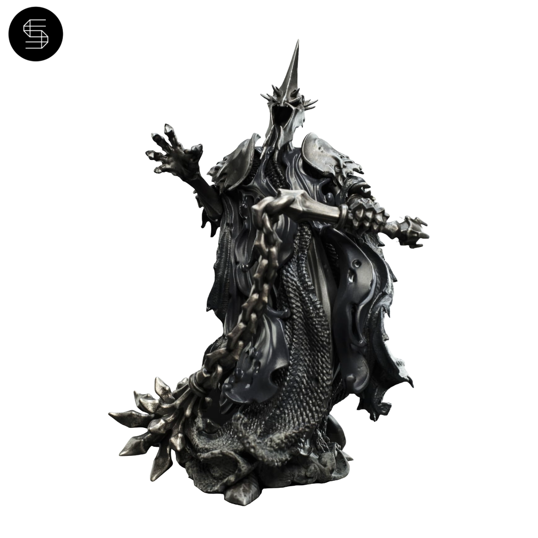 Weta vinyl figure of the Witch King from The Lord of the Rings, detailed collectible item. Stunning Marketplace product.
